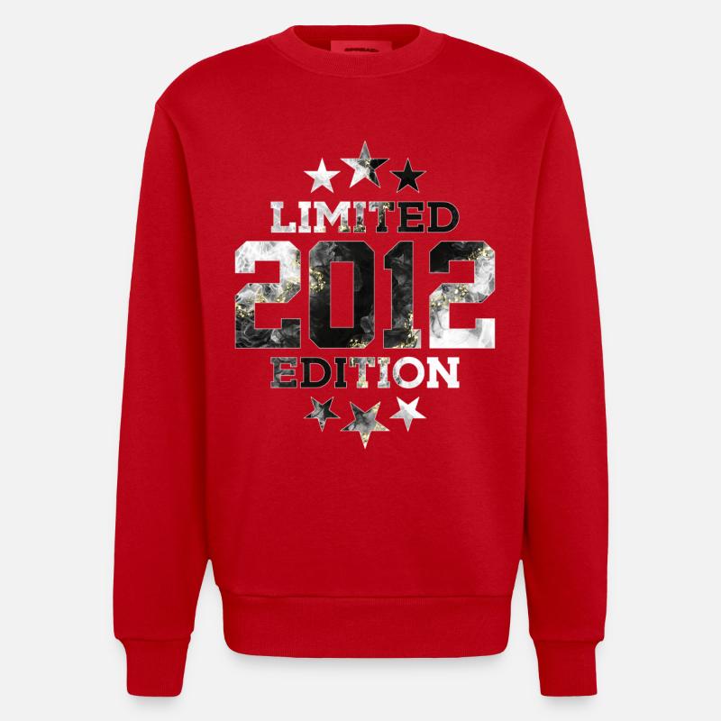ÉDITION LIMITÉE 2012 14E ANNIVERSAIRE - Sweat bio épais oversize fabriqué en UE - rouge