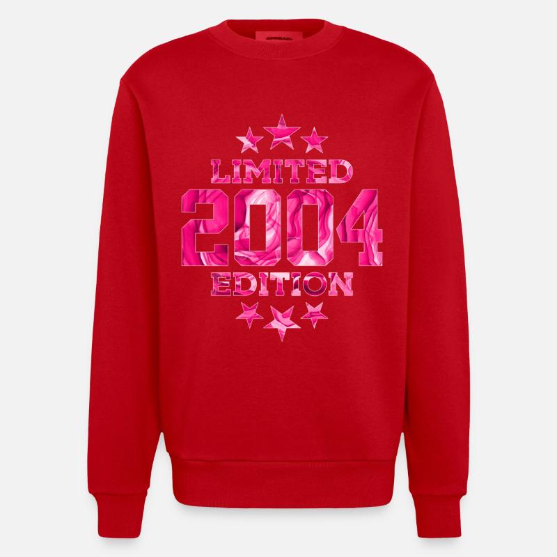 ÉDITION LIMITÉE 2004 22E ANNIVERSAIRE - Sweat bio épais oversize fabriqué en UE - rouge