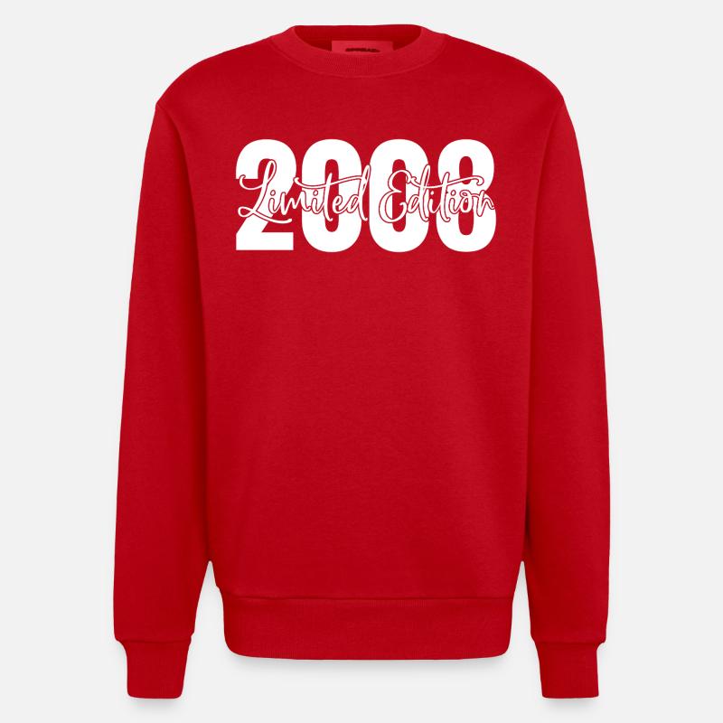 Edition limitée 2008 - Sweat bio épais oversize fabriqué en UE - rouge