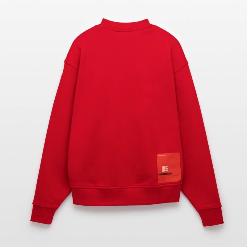 Processing In Progress Loading Bar Statement Heavyweight Oversized Organic Crew Neck Made in EU