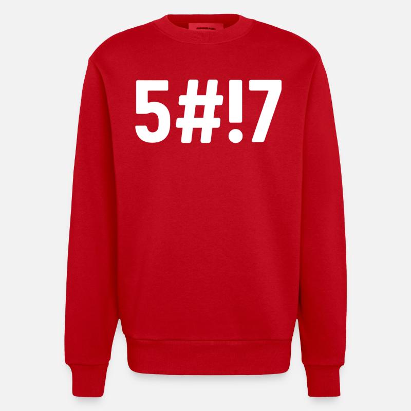 Scheißcode - Heavyweight Oversized Organic Crew Neck Made in EU - Rot