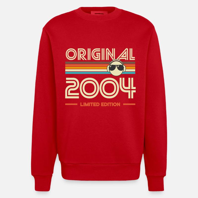 Original 2004 Edition Limitée - Sweat bio épais oversize fabriqué en UE - rouge