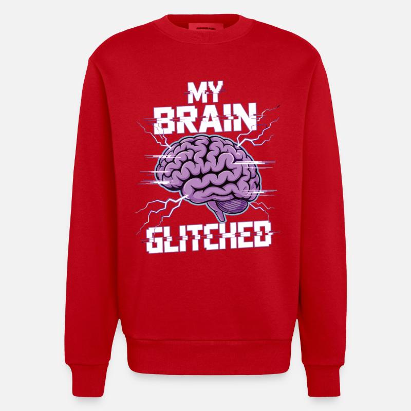 Mon t-shirt buggé - Sweat bio épais oversize fabriqué en UE - rouge