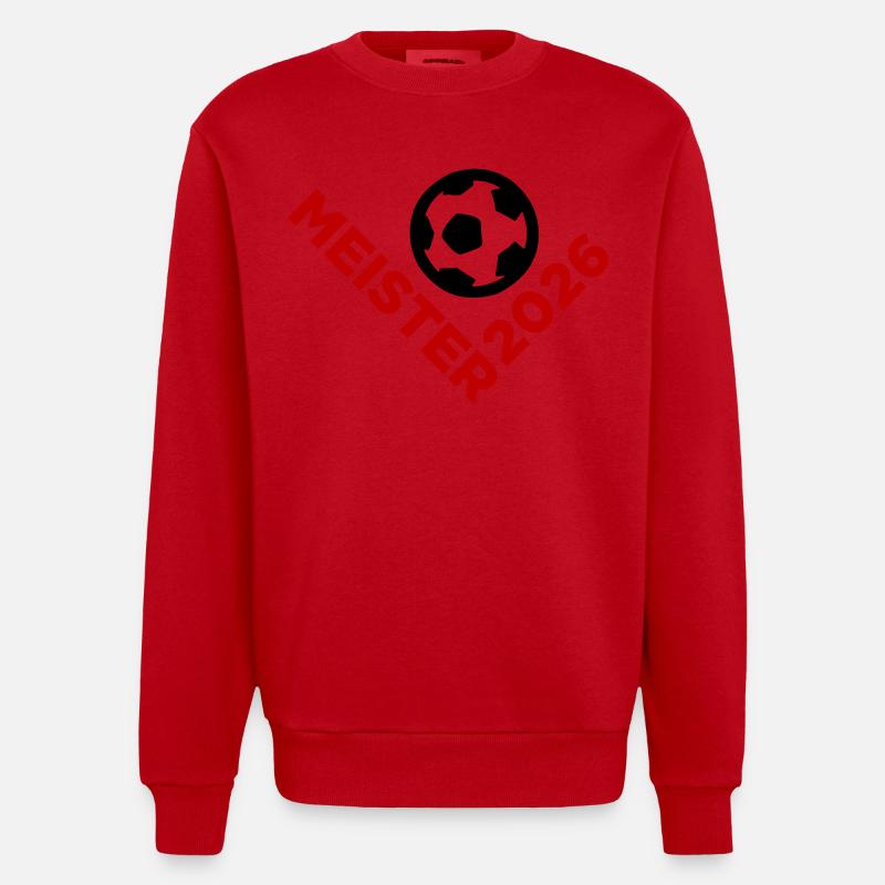 Champion 2026 Championship - Sweat bio épais oversize fabriqué en UE - rouge