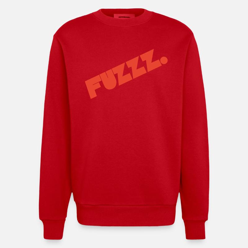 FUZZZ - Sweat bio épais oversize fabriqué en UE - rouge