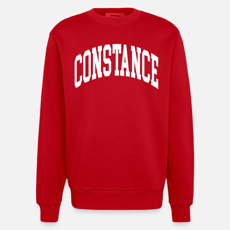 Constance - Sweat bio épais oversize fabriqué en UE - rouge