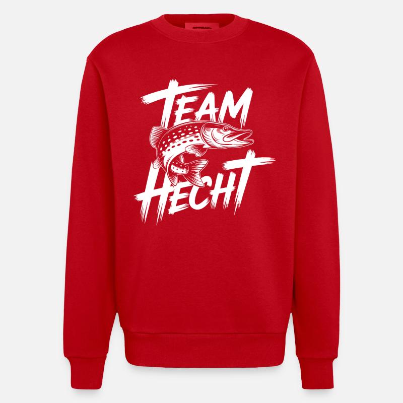 Équipe Hecht - Sweat bio épais oversize fabriqué en UE - rouge