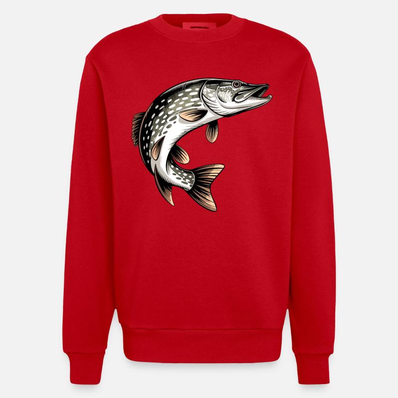 Hecht Design - Sweat bio épais oversize fabriqué en UE - rouge