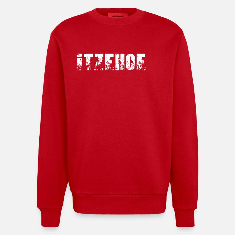 Itzehoe - Heavyweight Oversized Organic Crew Neck Made in EU - Rot