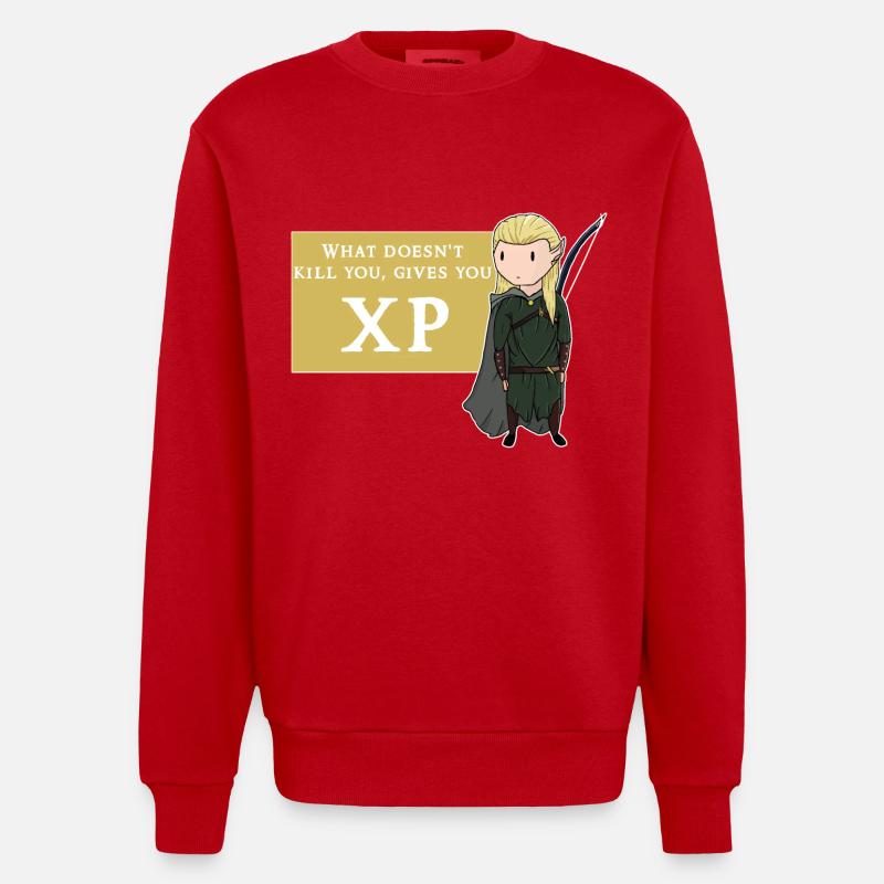 roleplay XP - Sweat bio épais oversize fabriqué en UE - rouge