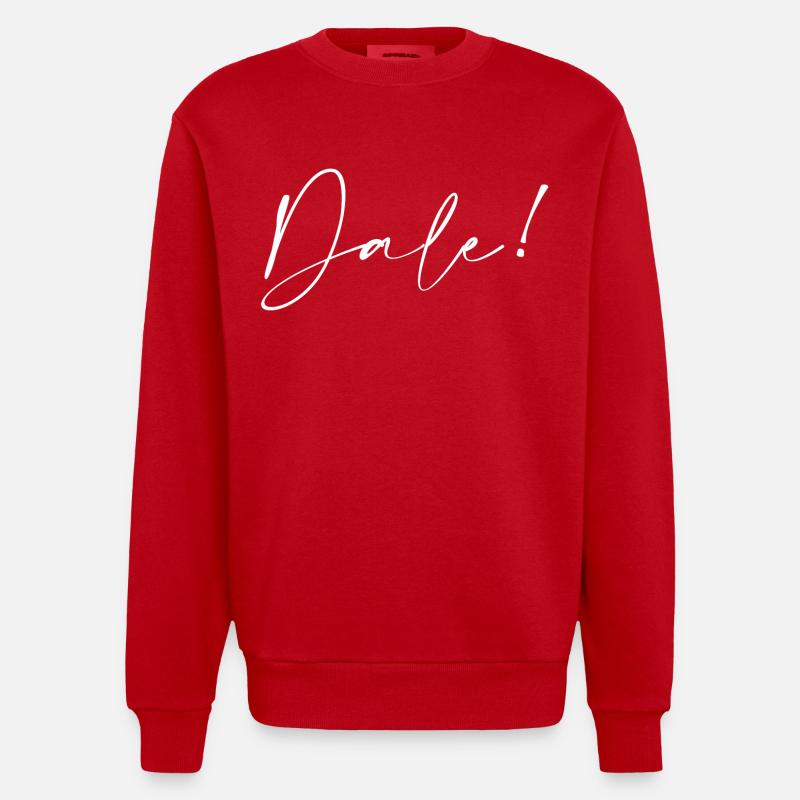 D’accord - Sweat bio épais oversize fabriqué en UE - rouge