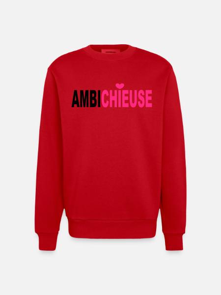 Ambichieuse - Sweat bio épais oversize fabriqué en UE - rouge