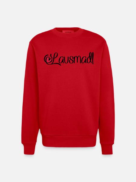 Lausmadl - Heavyweight Oversized Organic Crew Neck Made in EU - Rot