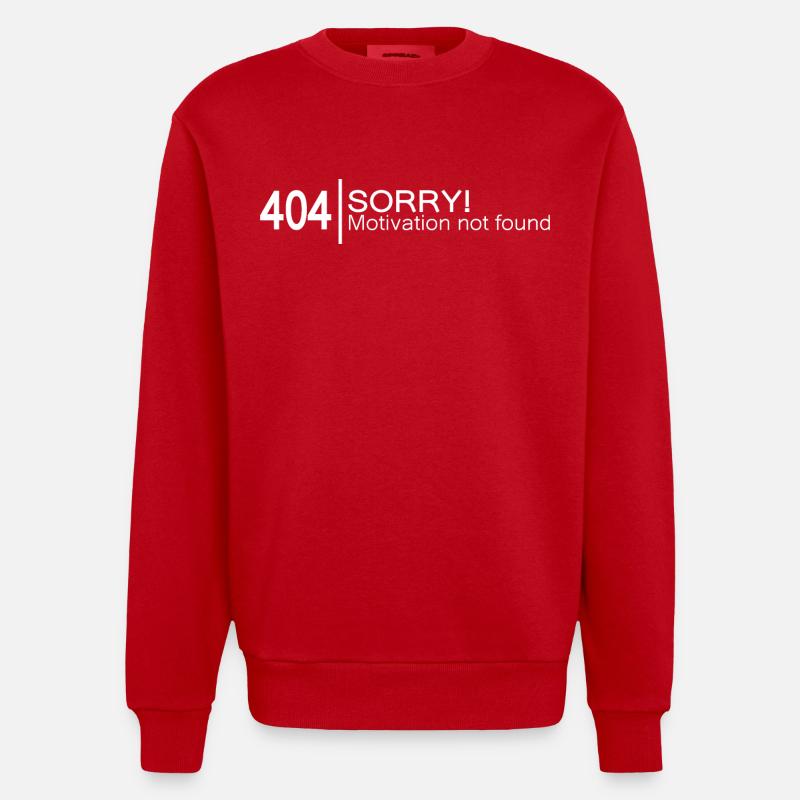404 Sorry Motivation not found. - Heavyweight Oversized Organic Crew Neck Made in EU - Rot