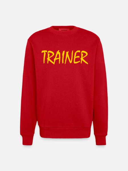 COACH - Heavyweight Oversized Organic Crew Neck Made in EU - red
