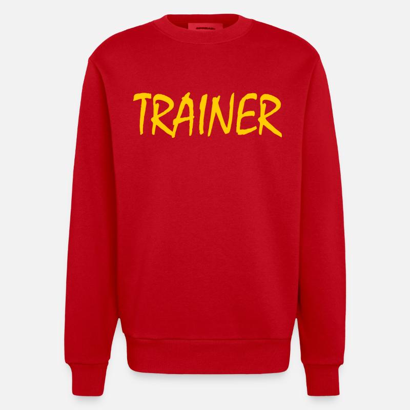 COACH - Heavyweight Oversized Organic Crew Neck Made in EU - red
