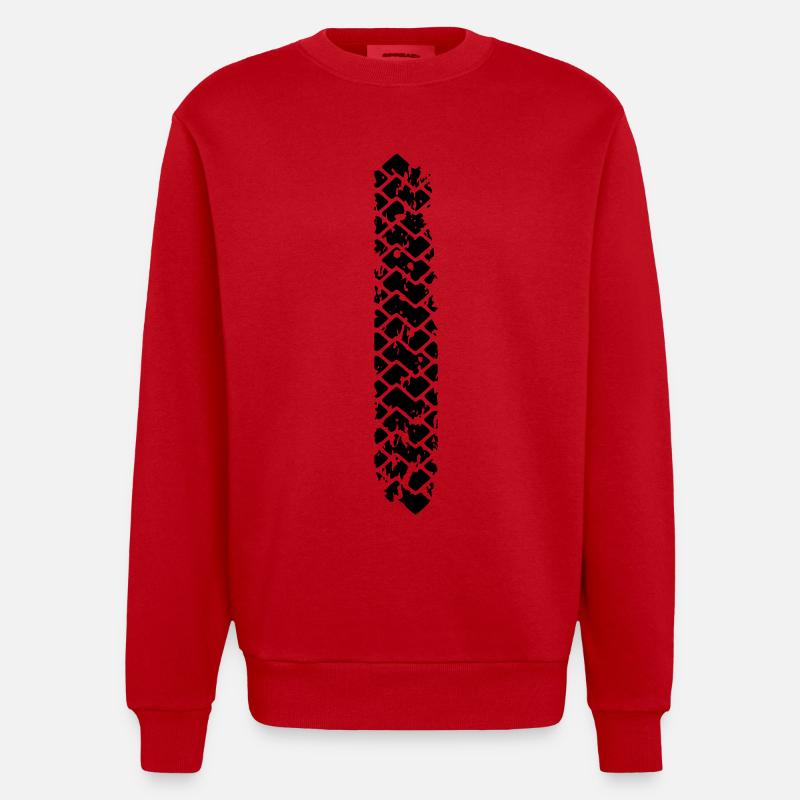 Brennen auf wilde 2 sein - Heavyweight Oversized Organic Crew Neck Made in EU - Rot