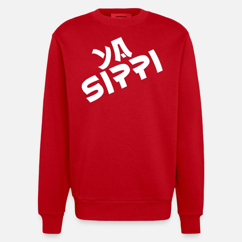 Ya Sippi - Heavyweight Oversized Organic Crew Neck Made in EU - Rot