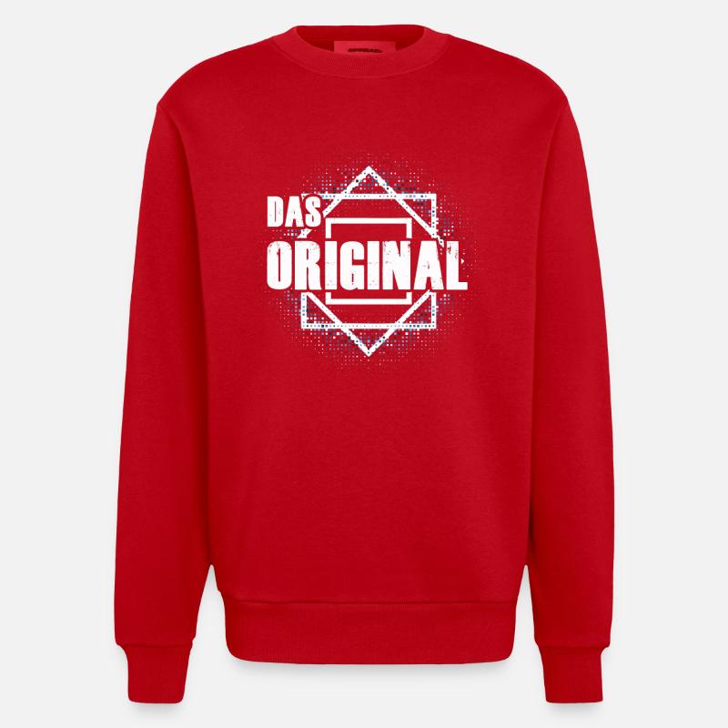 Das Original Partnershirt - Heavyweight Oversized Organic Crew Neck Made in EU - Rot
