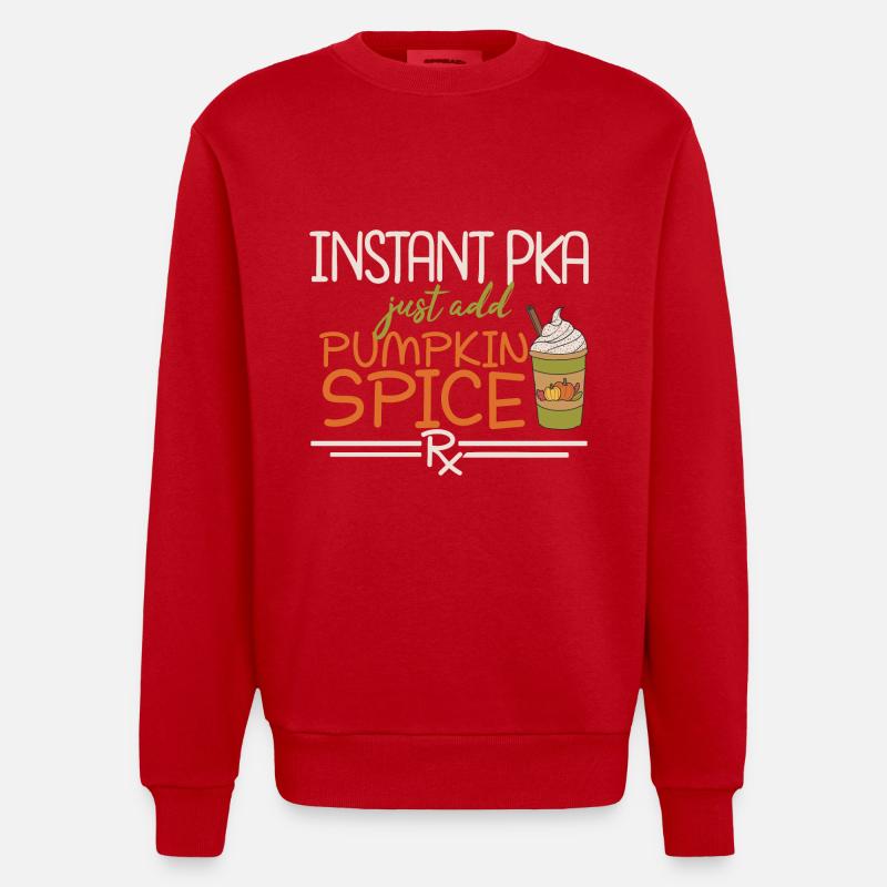 PKA instantanée | Pharmacie - Sweat bio épais oversize fabriqué en UE - rouge