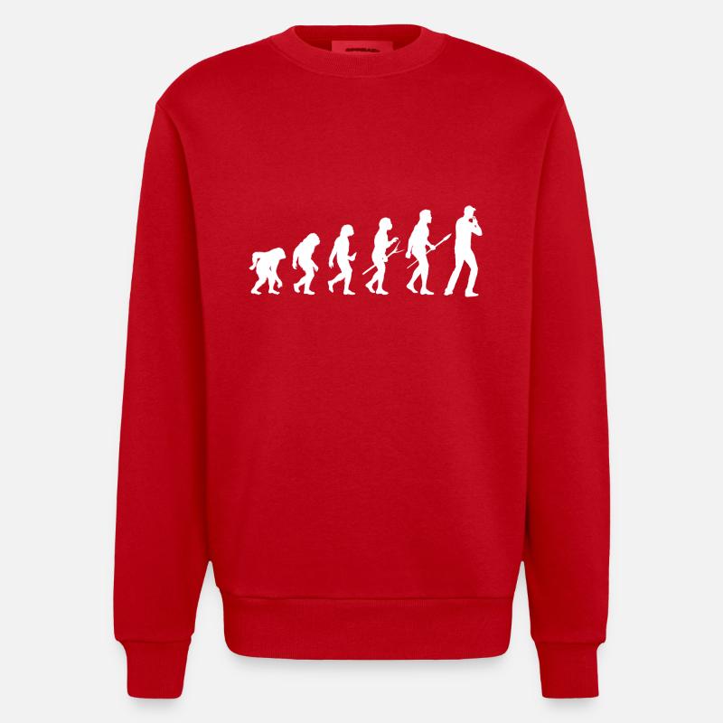Harmonica Evolution Harmonica - Sweat bio épais oversize fabriqué en UE - rouge