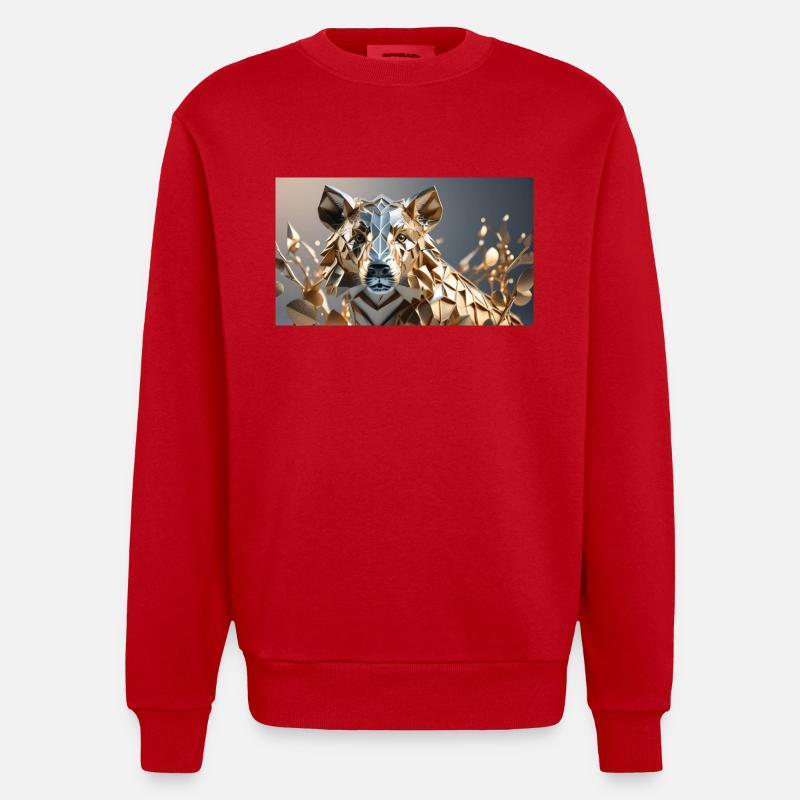 Firefly - Heavyweight Oversized Organic Crew Neck Made in EU - Rot