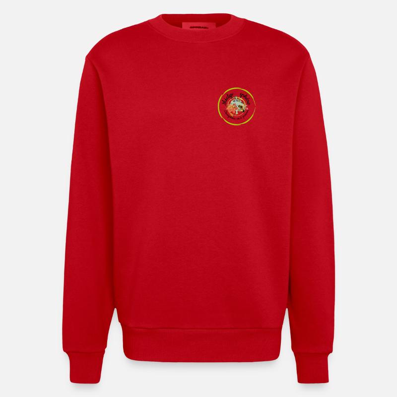 Mielys sphère - Sweat bio épais oversize fabriqué en UE - rouge