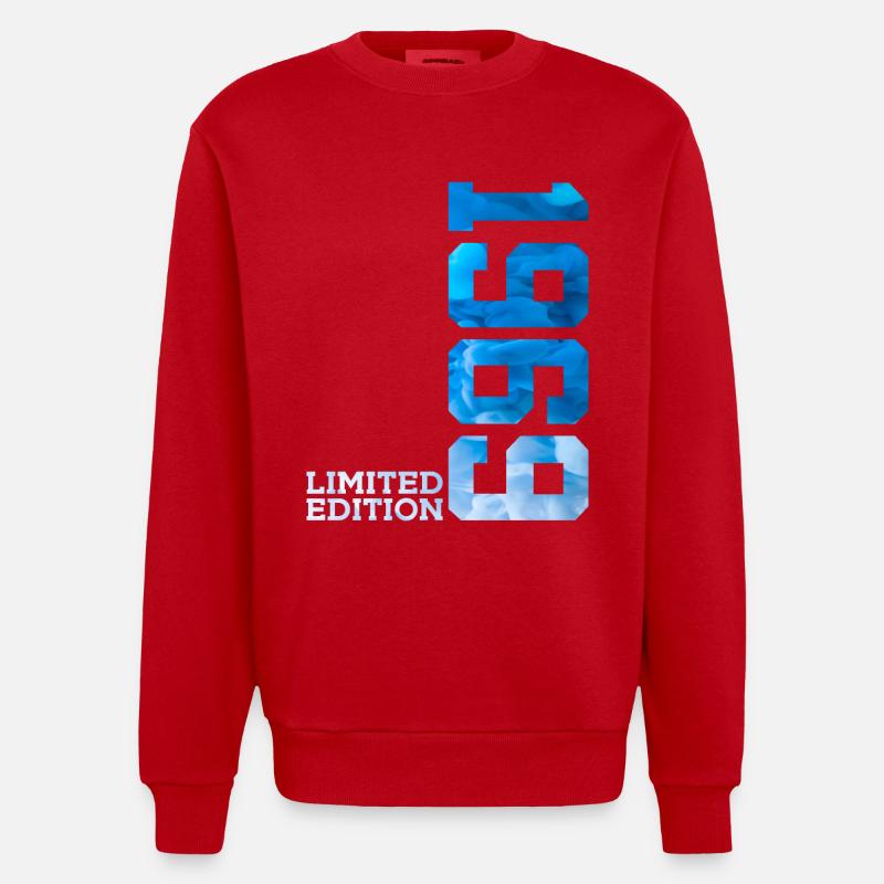 57E ANNIVERSAIRE ÉDITION LIMITÉE 1969 - Sweat bio épais oversize fabriqué en UE - rouge