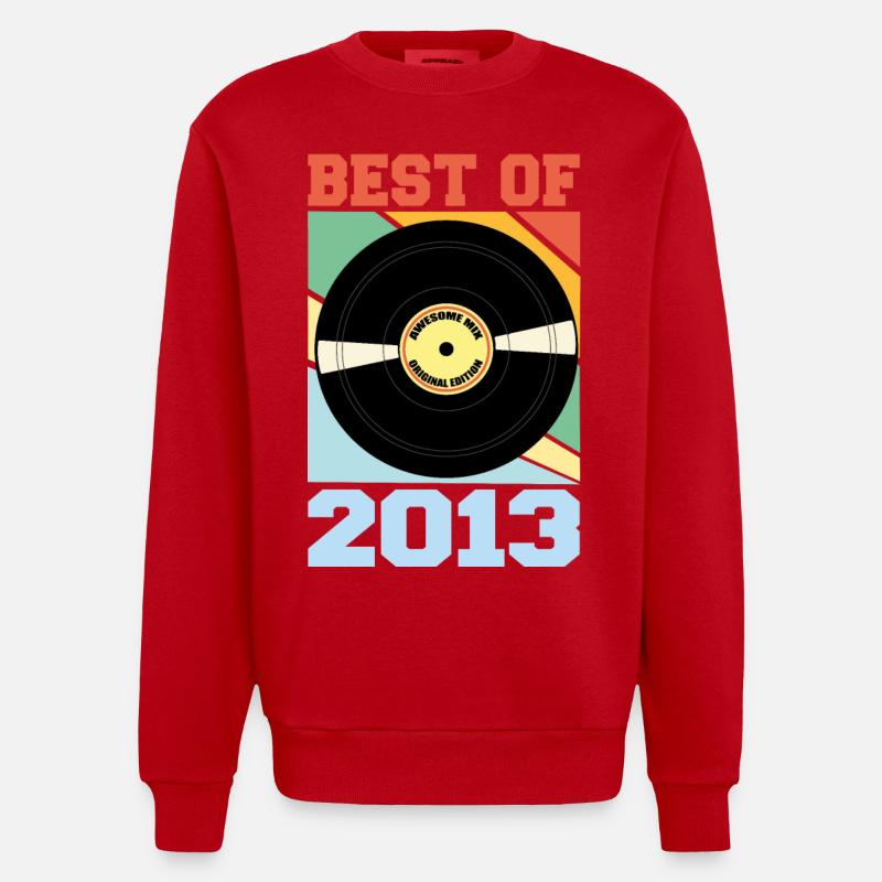 Le meilleur de 2013 - Sweat bio épais oversize fabriqué en UE - rouge