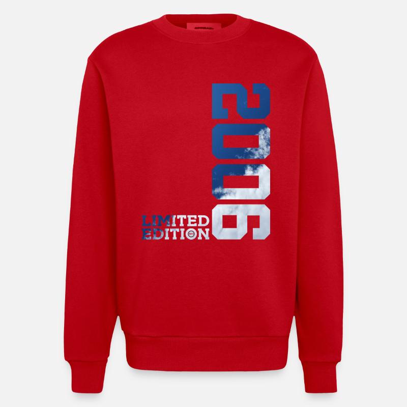 ÉDITION LIMITÉE 2006 ANNIVERSAIRE - Sweat bio épais oversize fabriqué en UE - rouge