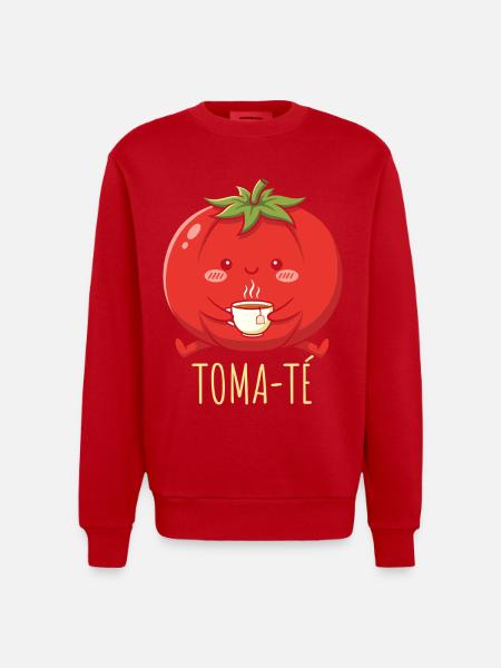 Lustige Spanischlehrerin der Maestra-Schule - Heavyweight Oversized Organic Crew Neck Made in EU - Rot