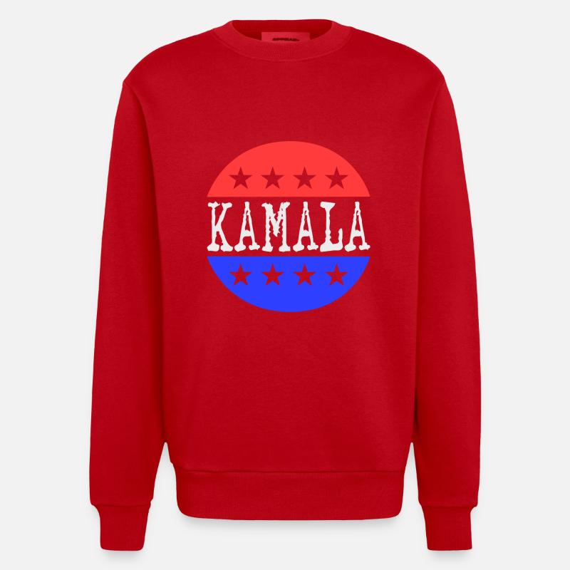 Kamala - Sweat bio épais oversize fabriqué en UE - rouge