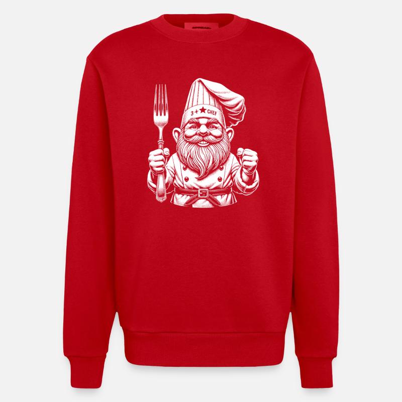 Cuire - Sweat bio épais oversize fabriqué en UE - rouge