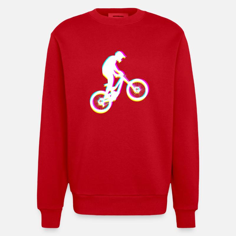 VTT VTT VTT - Sweat bio épais oversize fabriqué en UE - rouge