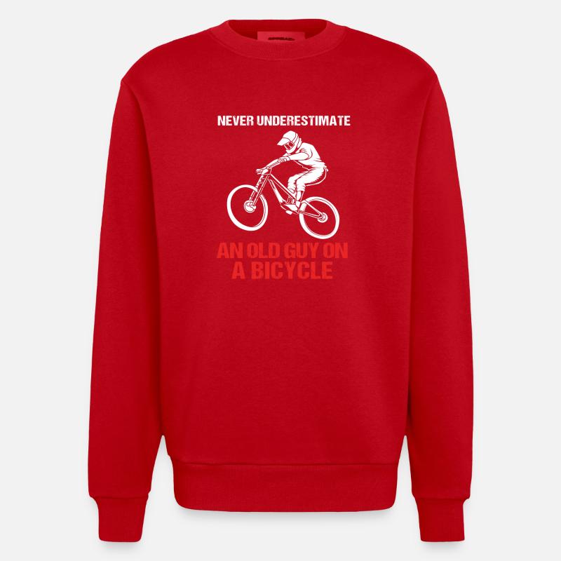 VTT VTT VTT - Sweat bio épais oversize fabriqué en UE - rouge