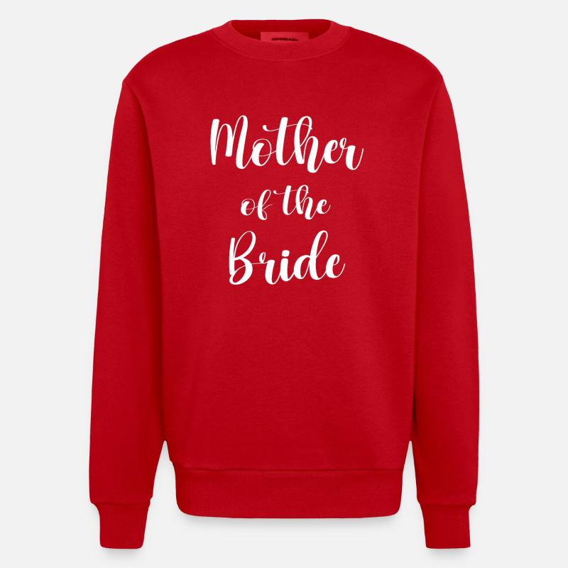 Mère De La Mariée - Sweat bio épais oversize fabriqué en UE - rouge