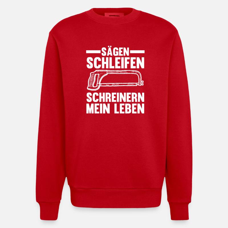 Charpentier Charpentier - Sweat bio épais oversize fabriqué en UE - rouge