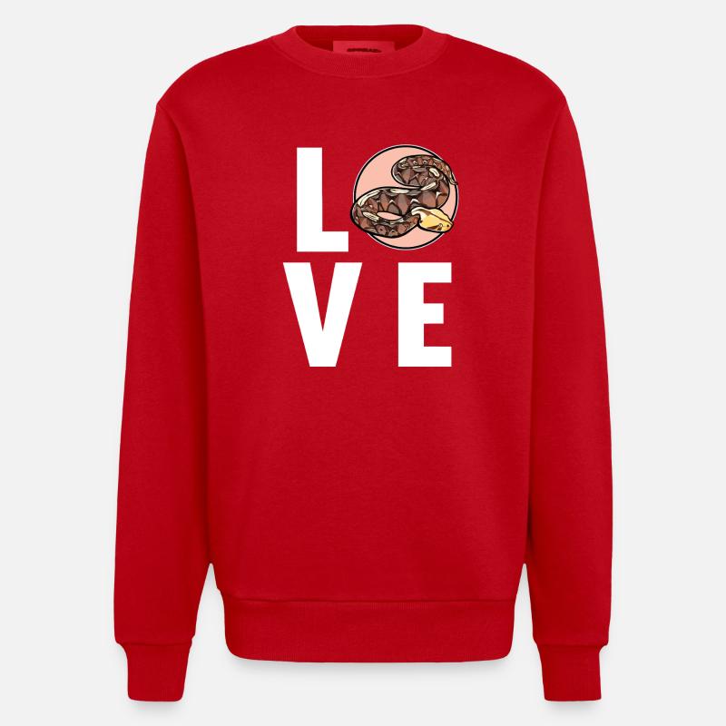 Gabon Vipers Gabon Vipers - Sweat bio épais oversize fabriqué en UE - rouge