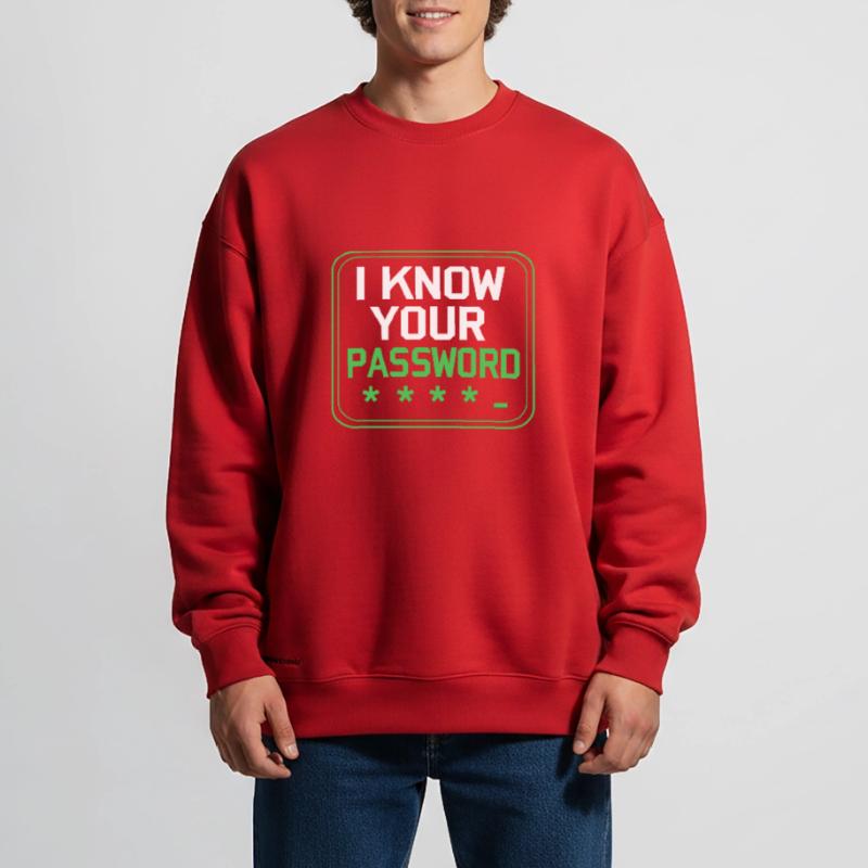 Cybersecurity Cyber Programmer Hacker Heavyweight Oversized Organic Crew Neck Made in EU