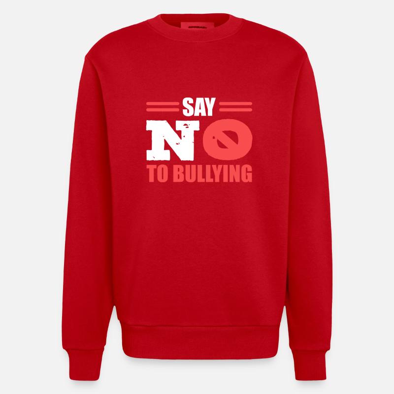 Mobbing - Heavyweight Oversized Organic Crew Neck Made in EU - Rot