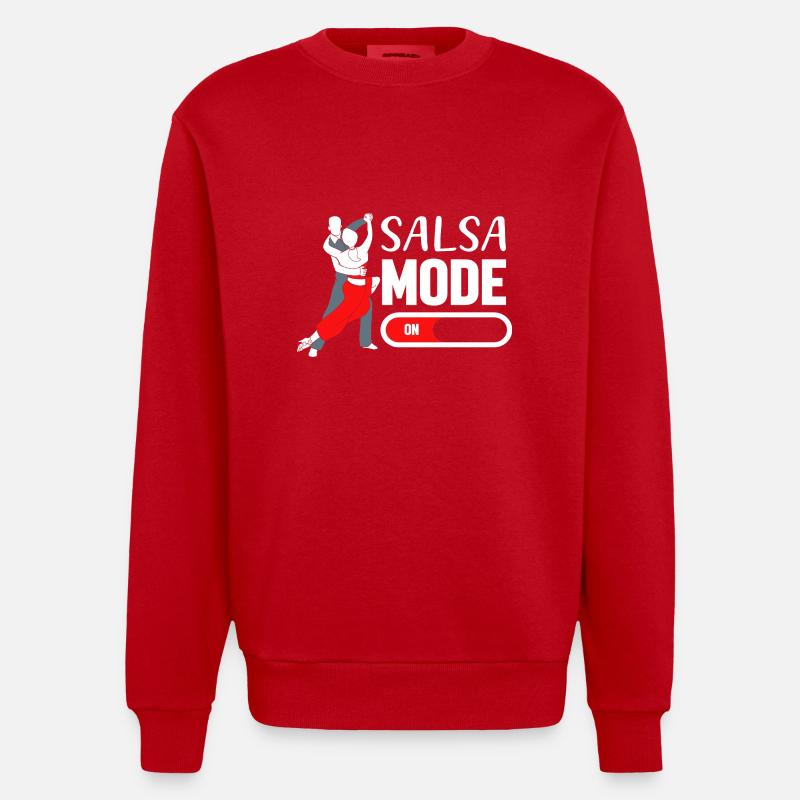 Danseuse de salsa Danseuse - Sweat bio épais oversize fabriqué en UE - rouge