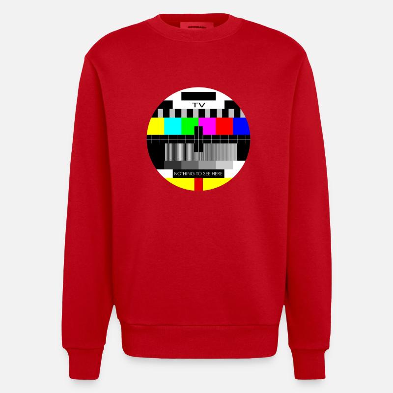 Test Image - Sweat bio épais oversize fabriqué en UE - rouge