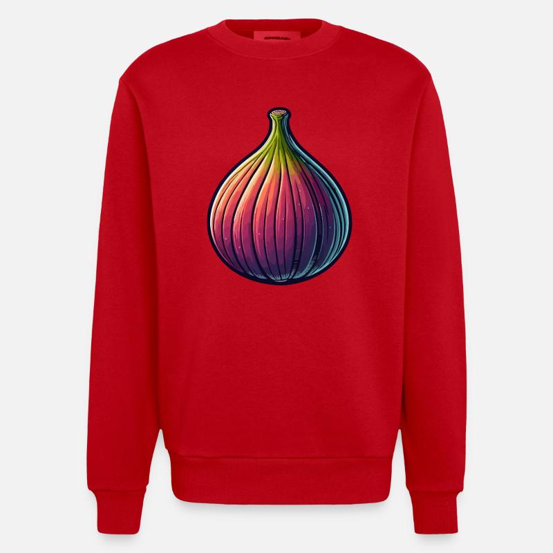 Figue - Sweat bio épais oversize fabriqué en UE - rouge