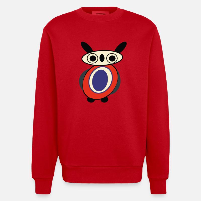 Baumschnupper - Heavyweight Oversized Organic Crew Neck Made in EU - Rot