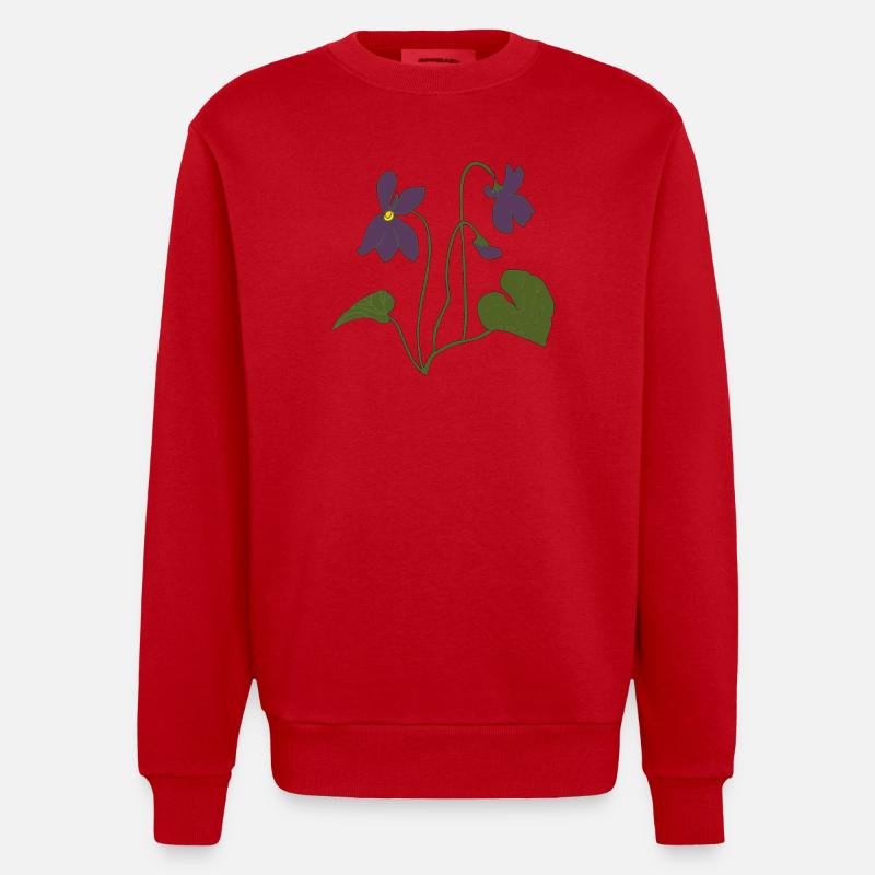 Vailchen - Sweat bio épais oversize fabriqué en UE - rouge
