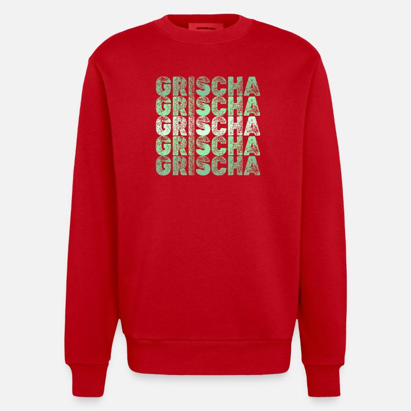 Grischa Grischa - Sweat bio épais oversize fabriqué en UE - rouge