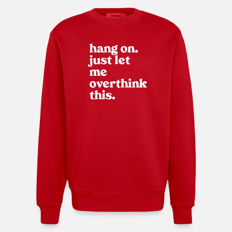 ADHS - Heavyweight Oversized Organic Crew Neck Made in EU - Rot