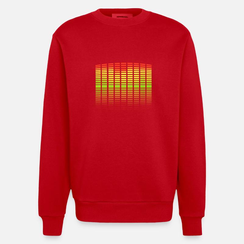Equalizer - Sweat bio épais oversize fabriqué en UE - rouge