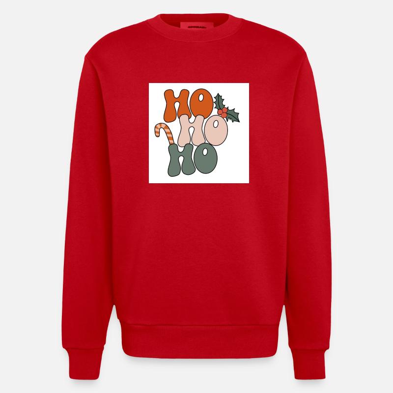 Hoho - Heavyweight Oversized Organic Crew Neck Made in EU - Rot
