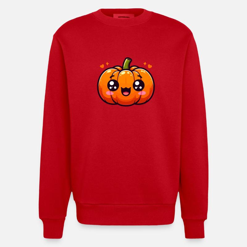 Mignone citrouille d'amour - Sweat bio épais oversize fabriqué en UE - rouge